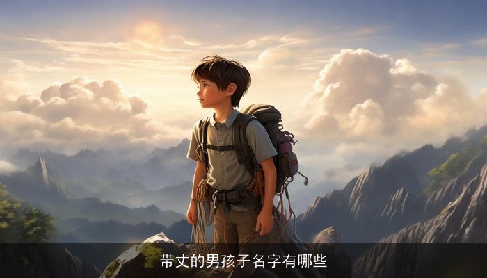 带丈的男孩子名字有哪些
