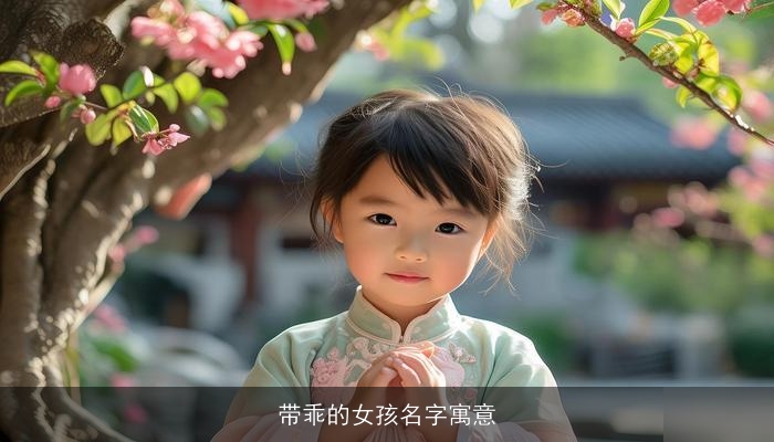 带乖的女孩名字寓意