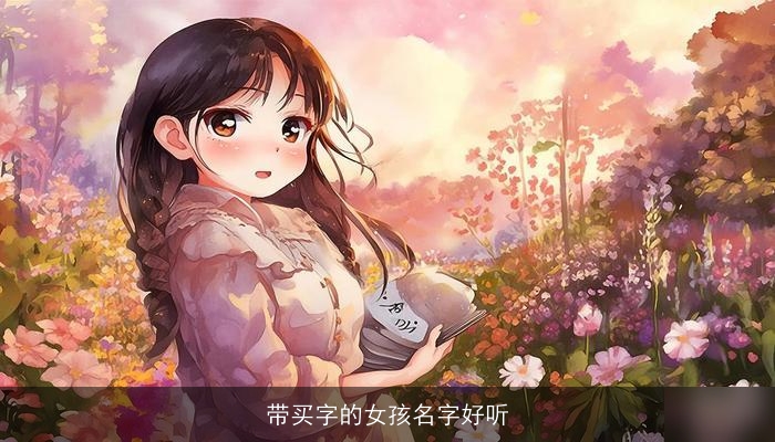 带买字的女孩名字好听