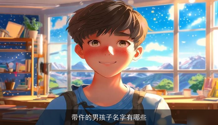 带仵的男孩子名字有哪些