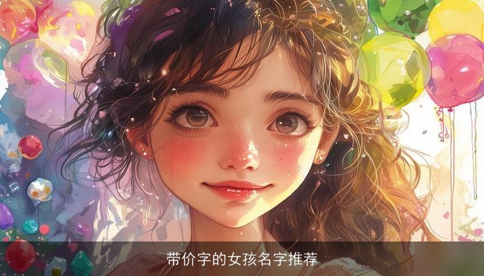 带价字的女孩名字推荐