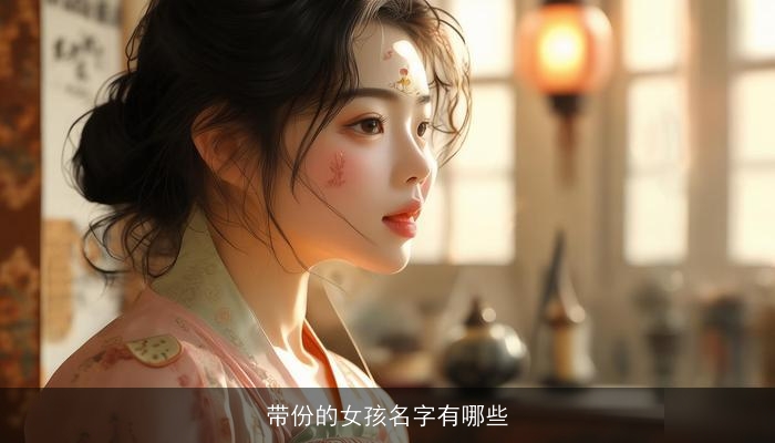 带份的女孩名字有哪些
