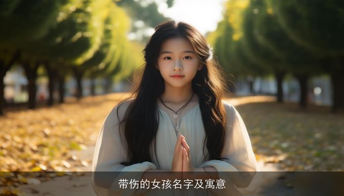 带伤的女孩名字及寓意
