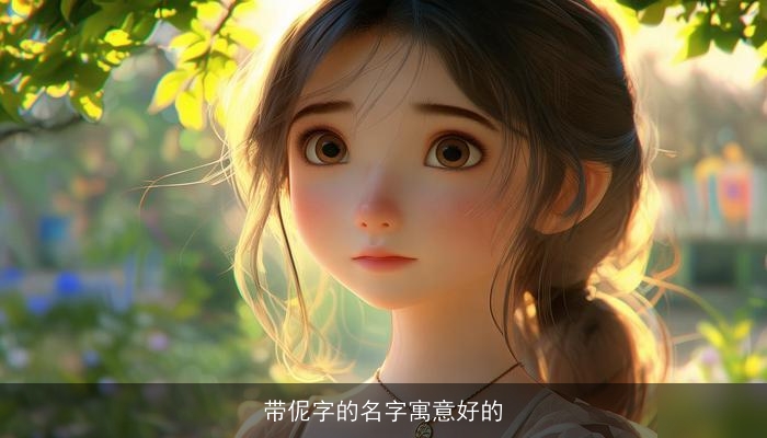 带伲字的名字寓意好的