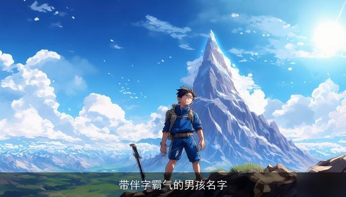 带伴字霸气的男孩名字
