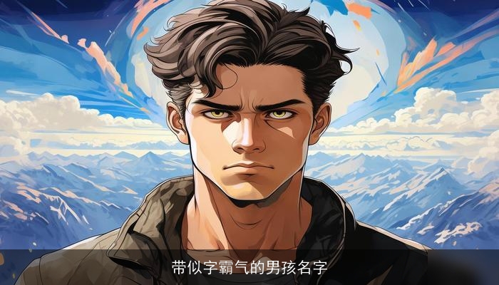 带似字霸气的男孩名字