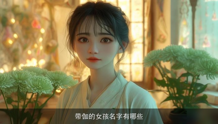 带伽的女孩名字有哪些