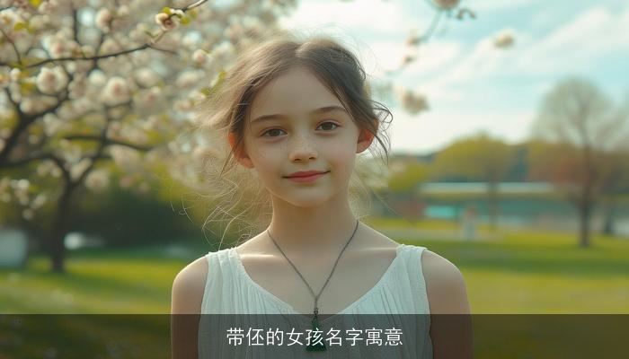 带伾的女孩名字寓意