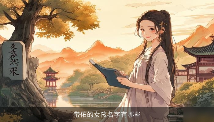 带佑的女孩名字有哪些