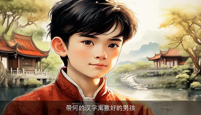 带何的汉字寓意好的男孩