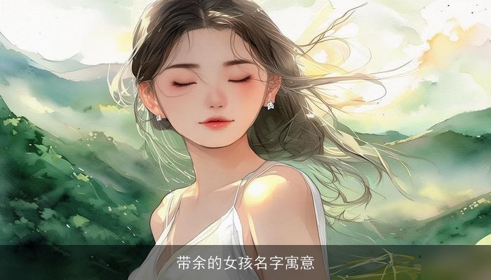 带余的女孩名字寓意