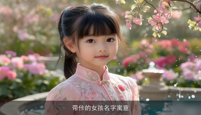 带佧的女孩名字寓意
