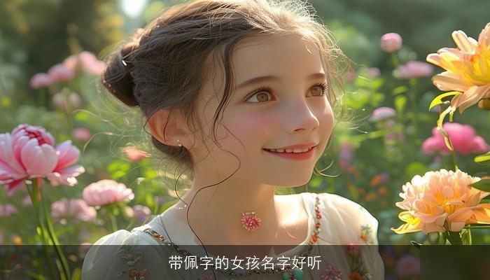 带佩字的女孩名字好听