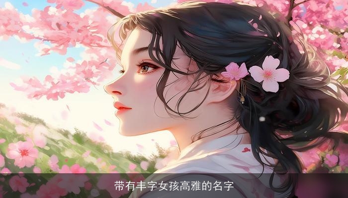 带有丰字女孩高雅的名字