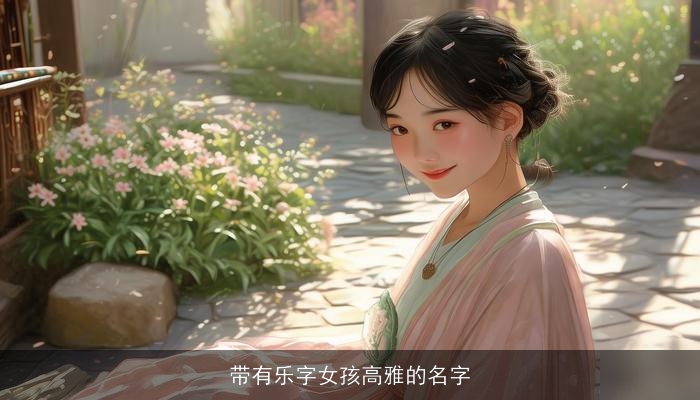 带有乐字女孩高雅的名字