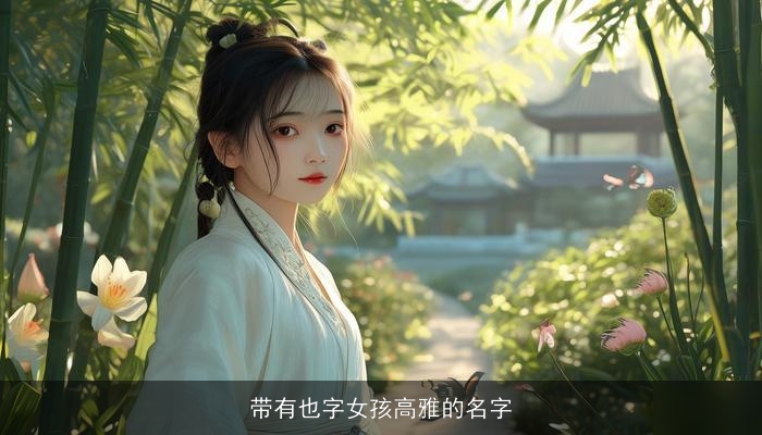 带有也字女孩高雅的名字