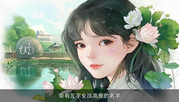 带有互字女孩高雅的名字