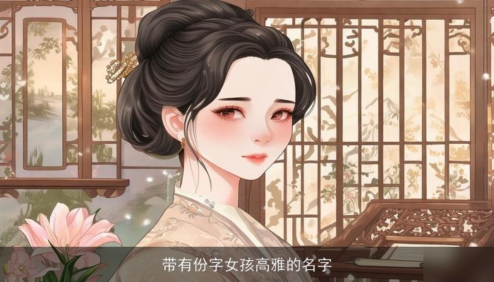带有份字女孩高雅的名字
