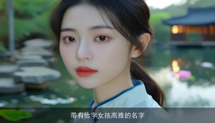 带有佁字女孩高雅的名字