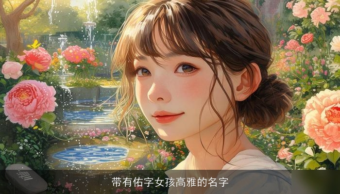 带有佑字女孩高雅的名字