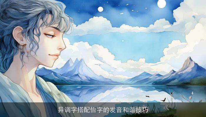 异调字搭配佁字的发音和谐技巧