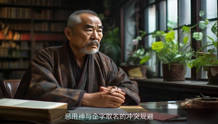 忌用神与企字取名的冲突规避