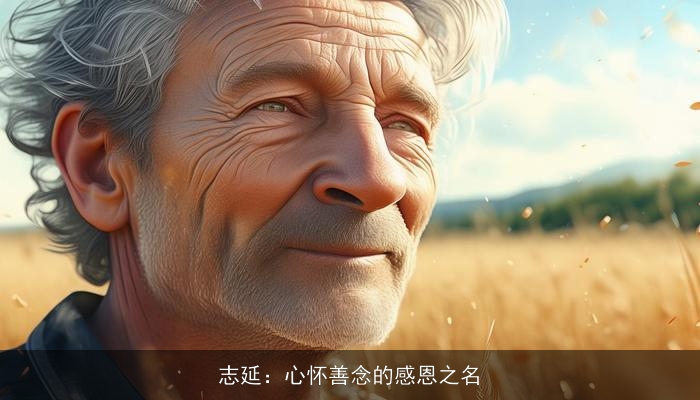 志延：心怀善念的感恩之名