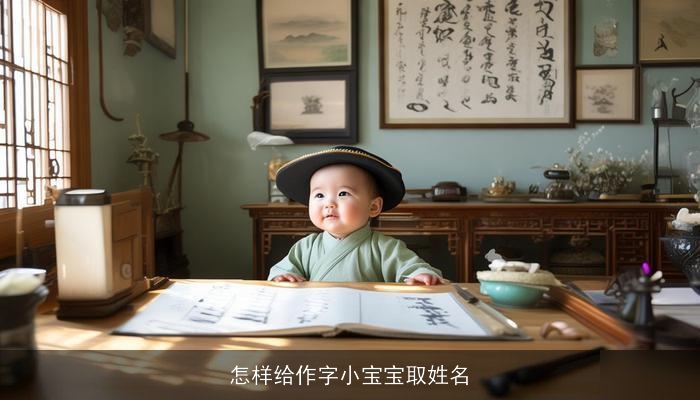 怎样给作字小宝宝取姓名