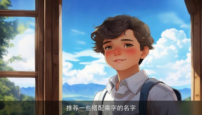 推荐一些搭配乘字的名字