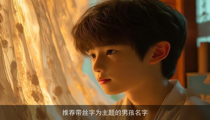 推荐带丝字为主题的男孩名字