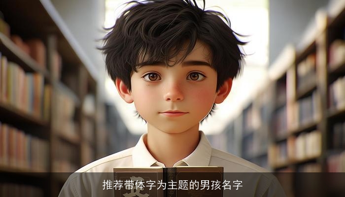 推荐带体字为主题的男孩名字