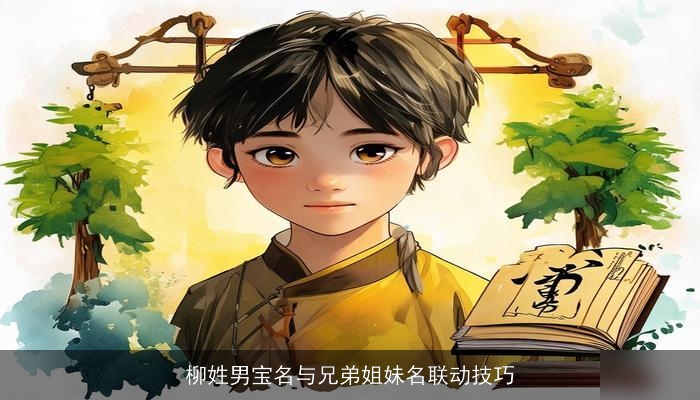柳姓男宝名与兄弟姐妹名联动技巧