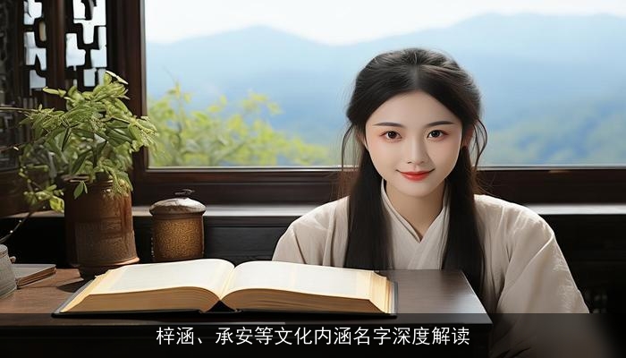 梓涵、承安等文化内涵名字深度解读