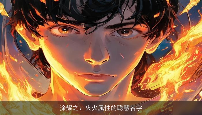 涂耀之：火火属性的聪慧名字