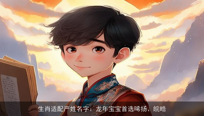 生肖适配严姓名字：龙年宝宝首选晞扬、皖皓
