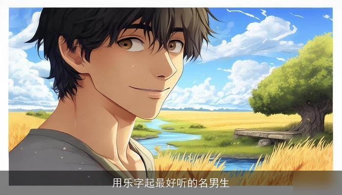 用乐字起最好听的名男生