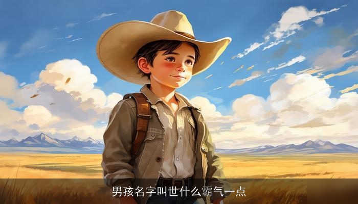 男孩名字叫世什么霸气一点