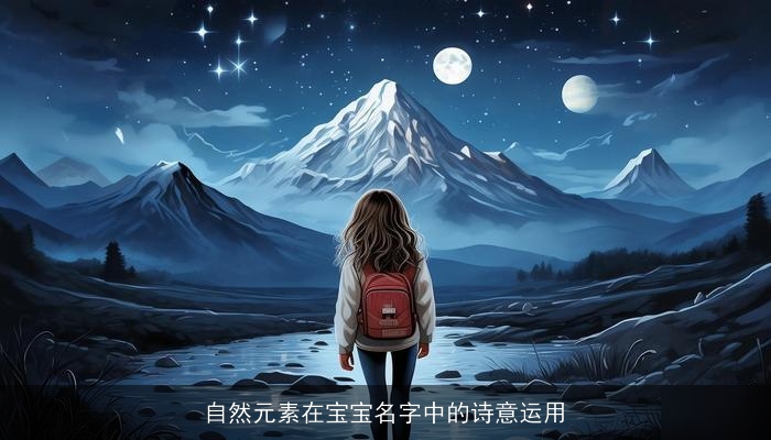 自然元素在宝宝名字中的诗意运用
