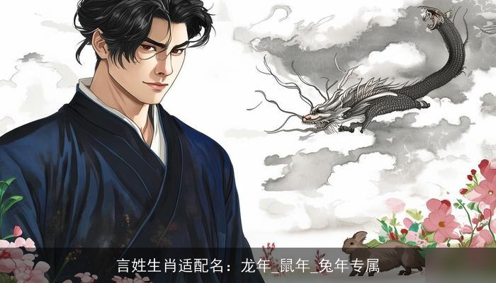 言姓生肖适配名：龙年_鼠年_兔年专属