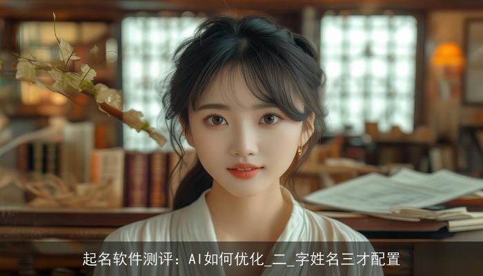 起名软件测评：AI如何优化_二_字姓名三才配置