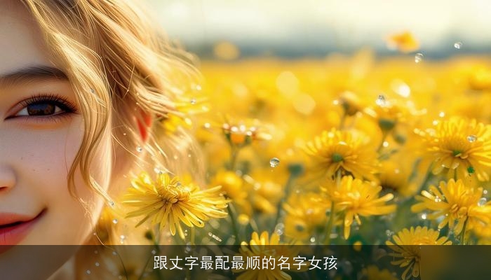 跟丈字最配最顺的名字女孩