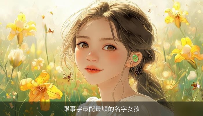 跟事字最配最顺的名字女孩