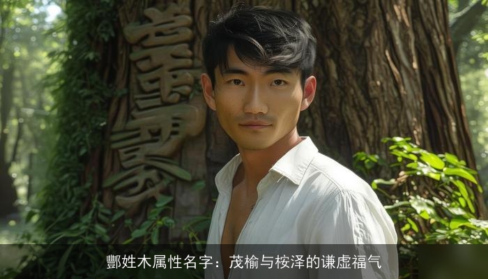 酆姓木属性名字：茂榆与桉泽的谦虚福气