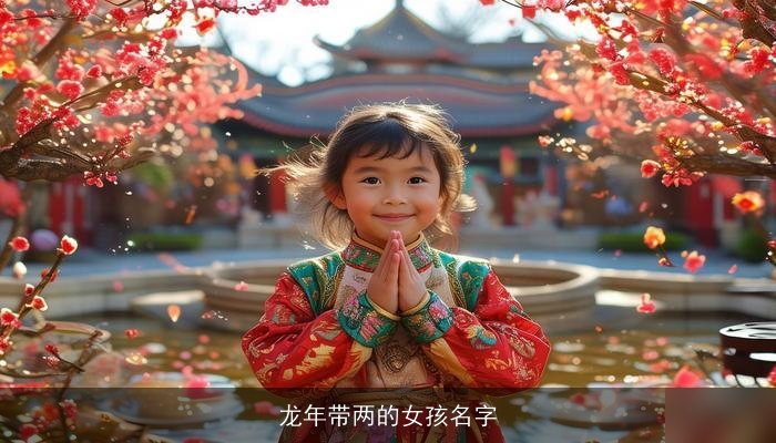 龙年带两的女孩名字