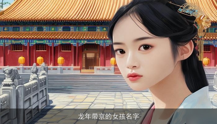 龙年带京的女孩名字