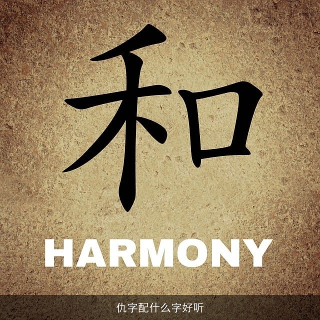 仇字配什么字好听