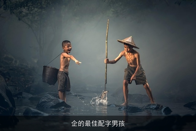企的最佳配字男孩