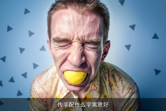 传字配什么字寓意好