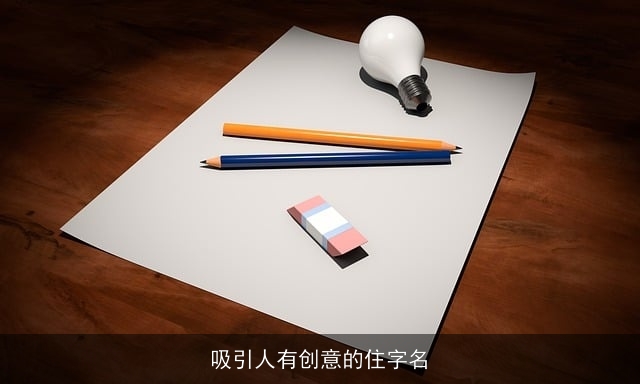吸引人有创意的住字名
