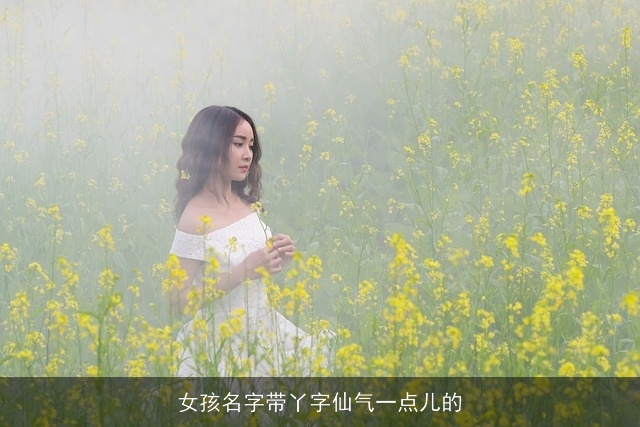 女孩名字带丫字仙气一点儿的
